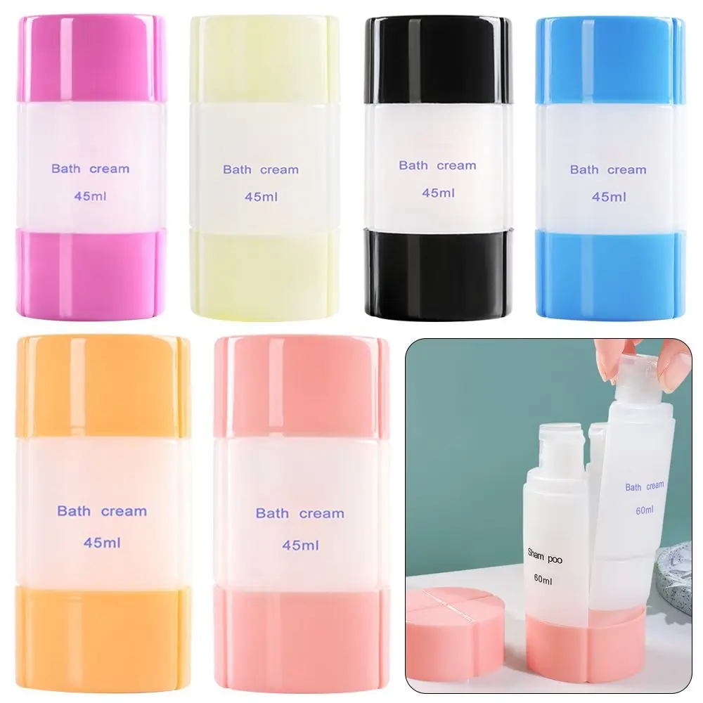 

3Pcs/Set 45ml 3-in-1 Travel Spray Bottle Set Organized Leak Proof Travel Tube Sets Dispensing Containers for Shampoo Lotion Soap