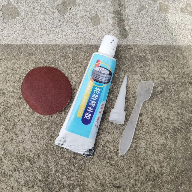 Kit Riparazione Pneumatici Kintsukuroi - Colla E Chiodi Per Fori E Crepe, 120ml, Per Auto E Moto - Foto 2
