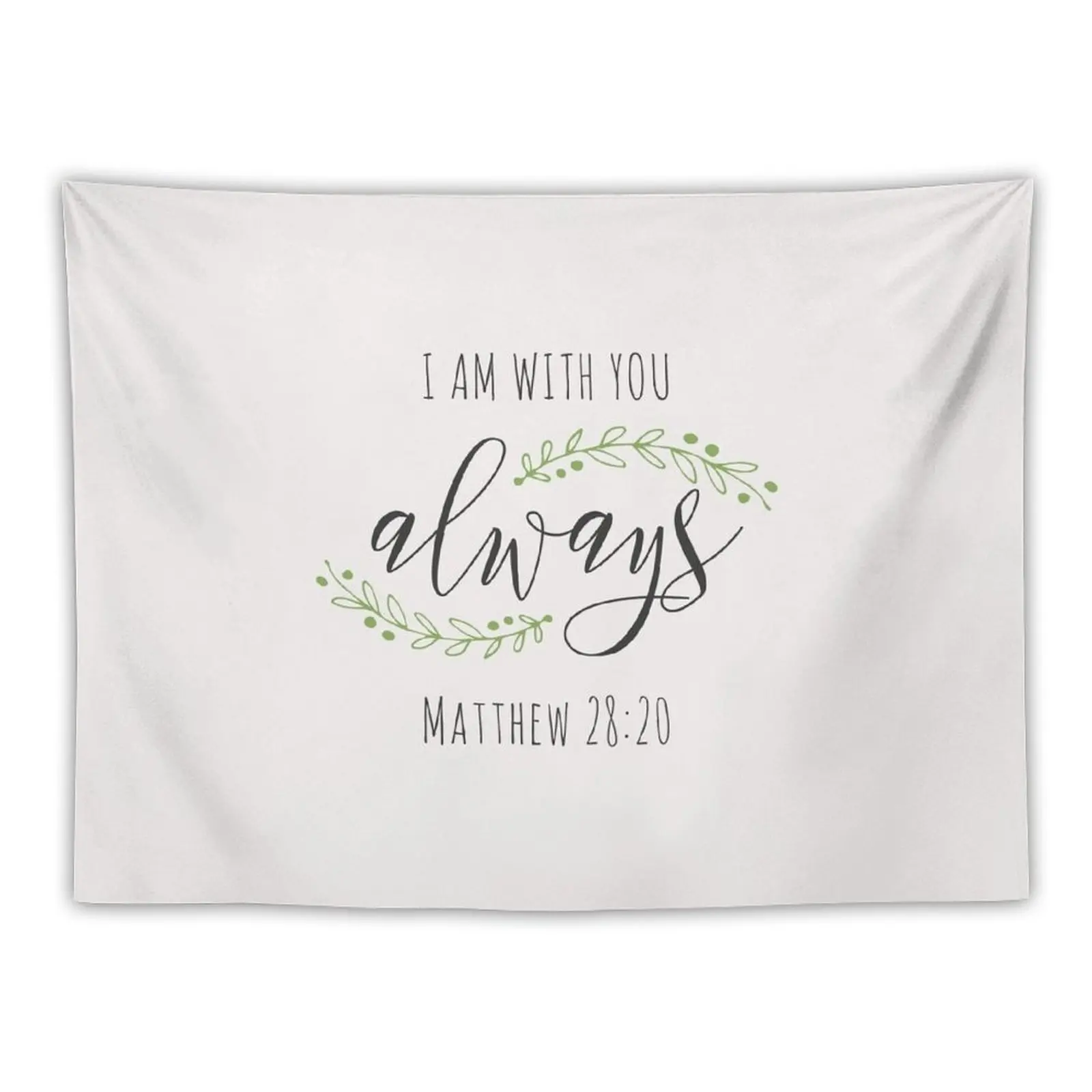 

I Am With You Always Catholic Gift Tapestry Wall Carpet Decor Home Decorative Wall Mural Bedroom Organization And Decoration