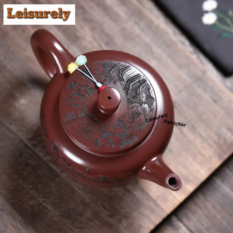 890ml Yixing Purple Clay Teapots Handmade Double Deer Pot Raw Ore Purple Mud Tea Maker Kettle Zisha Tea Set Tea Ceremony Gift