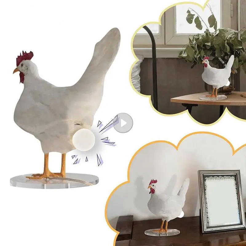 

Лампа в виде куриных яиц, яйца-яйца, креативные домашние аксессуары, Цыпленок, ночник, искусственное животное, забавное украшение для дома