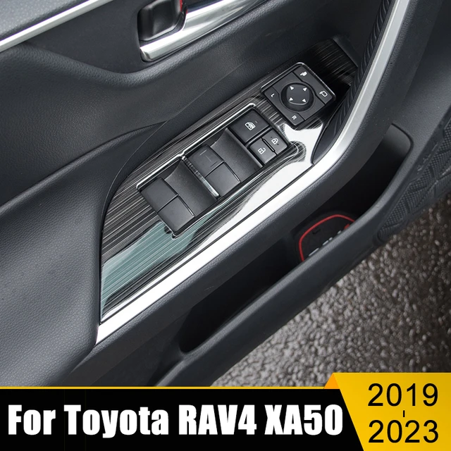 Für 2020 2021 2022 Auto Fensterheber Schalter Panel Abdeckung Aufkleber  Carbon Faser