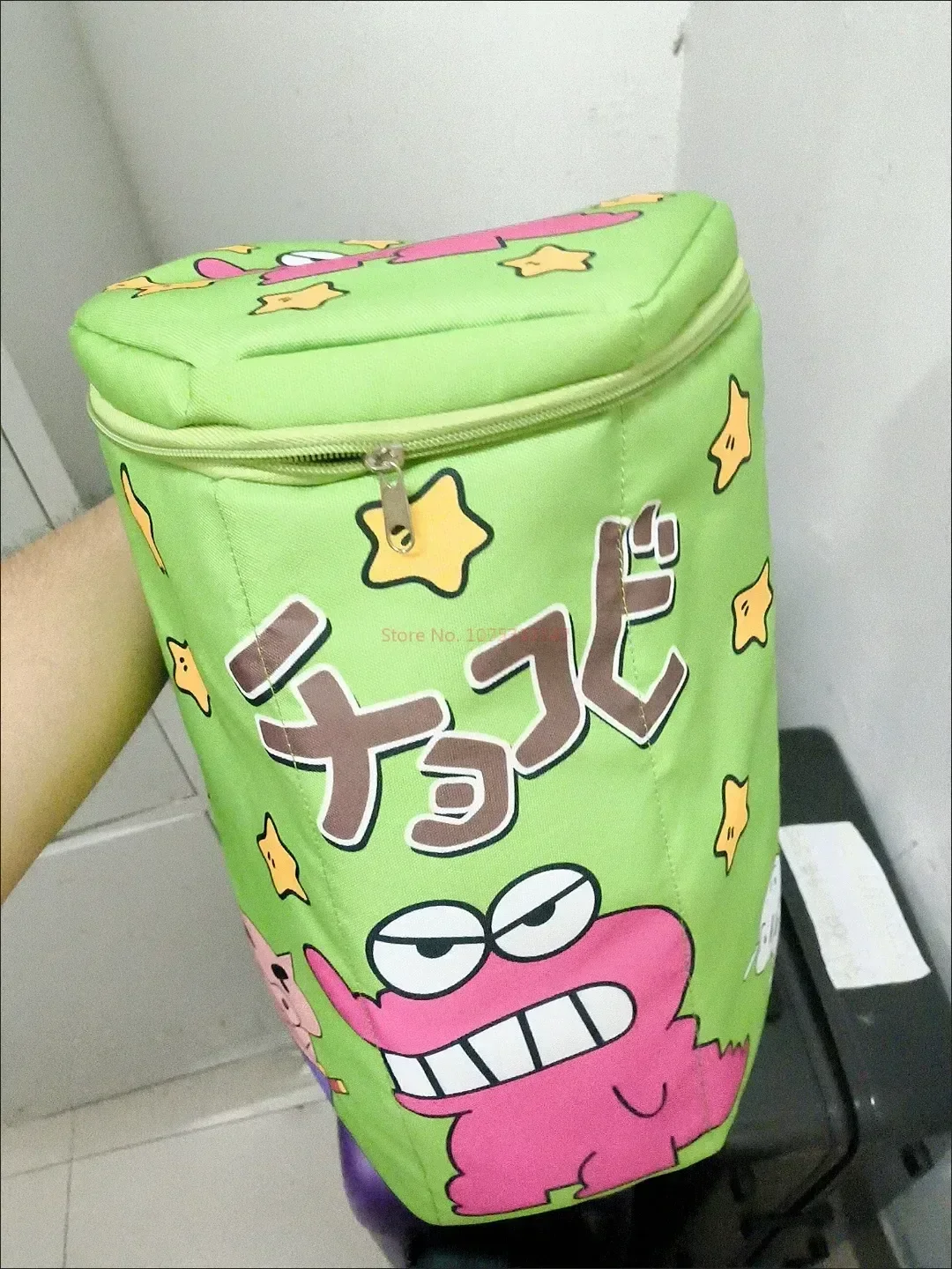 Kawaii Crayon Shin-chan Plüsch Tasche Cartoon Nette Rucksack Top Öffnung Zipper Schulter Tasche Anime Plüsch Coole Spielzeug Geburtstag geschenke – Detail 2