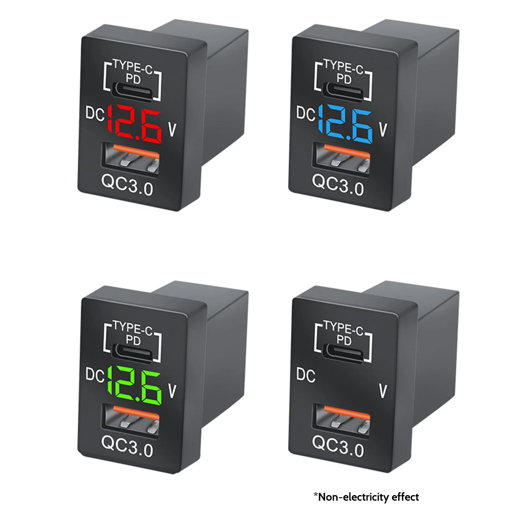 ο  QC3.0 USB ڵ   PD -ο Ÿ   LED Ķ  а C 