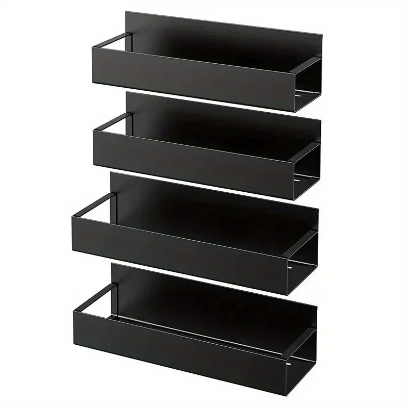 2pcs Magnetic Storage Shelf Household Kitchen Refrigerator Washing - Image 2