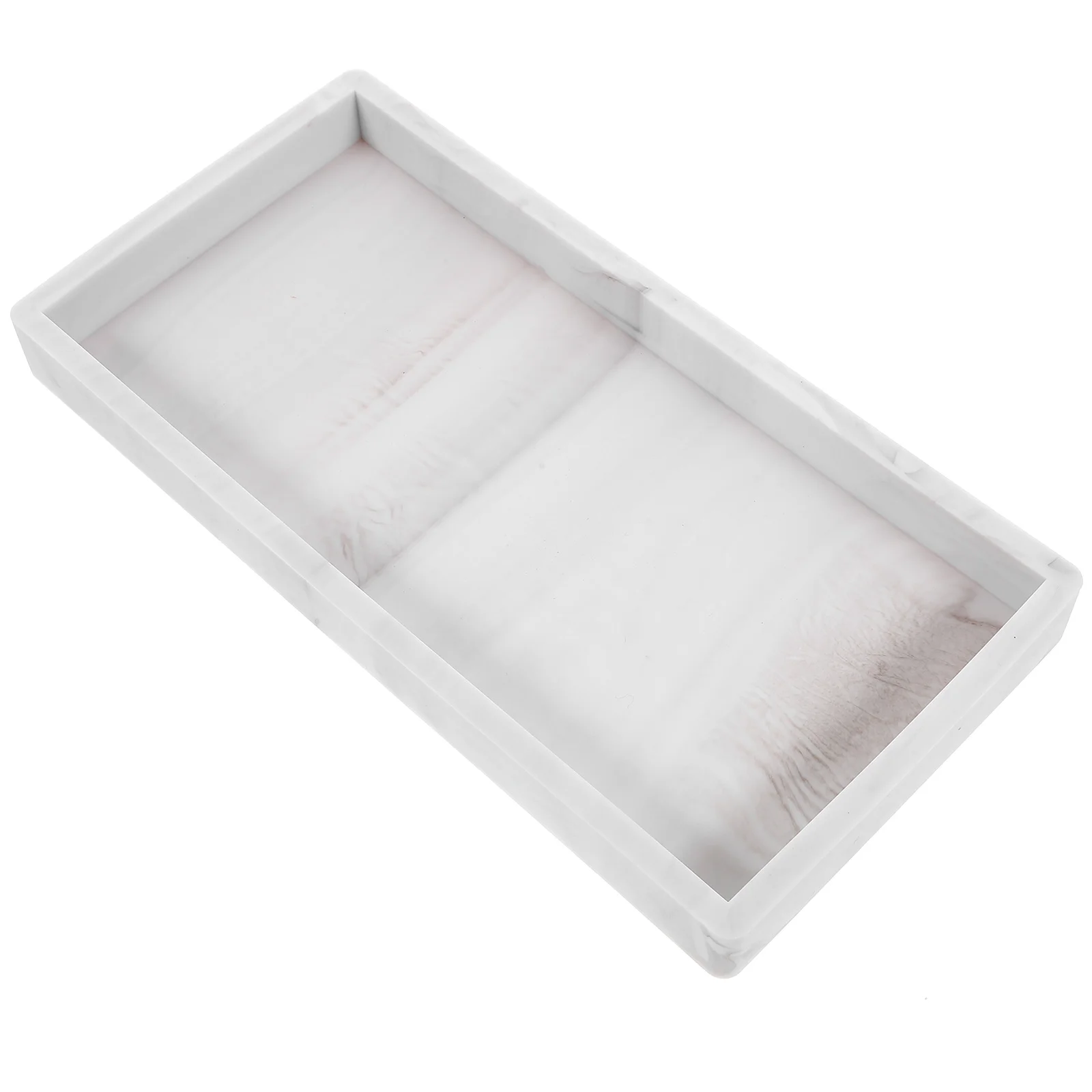 

Toilet Vanity Tray Rectangle Perfume Tray Bathroom Soap Tray Organization Tray