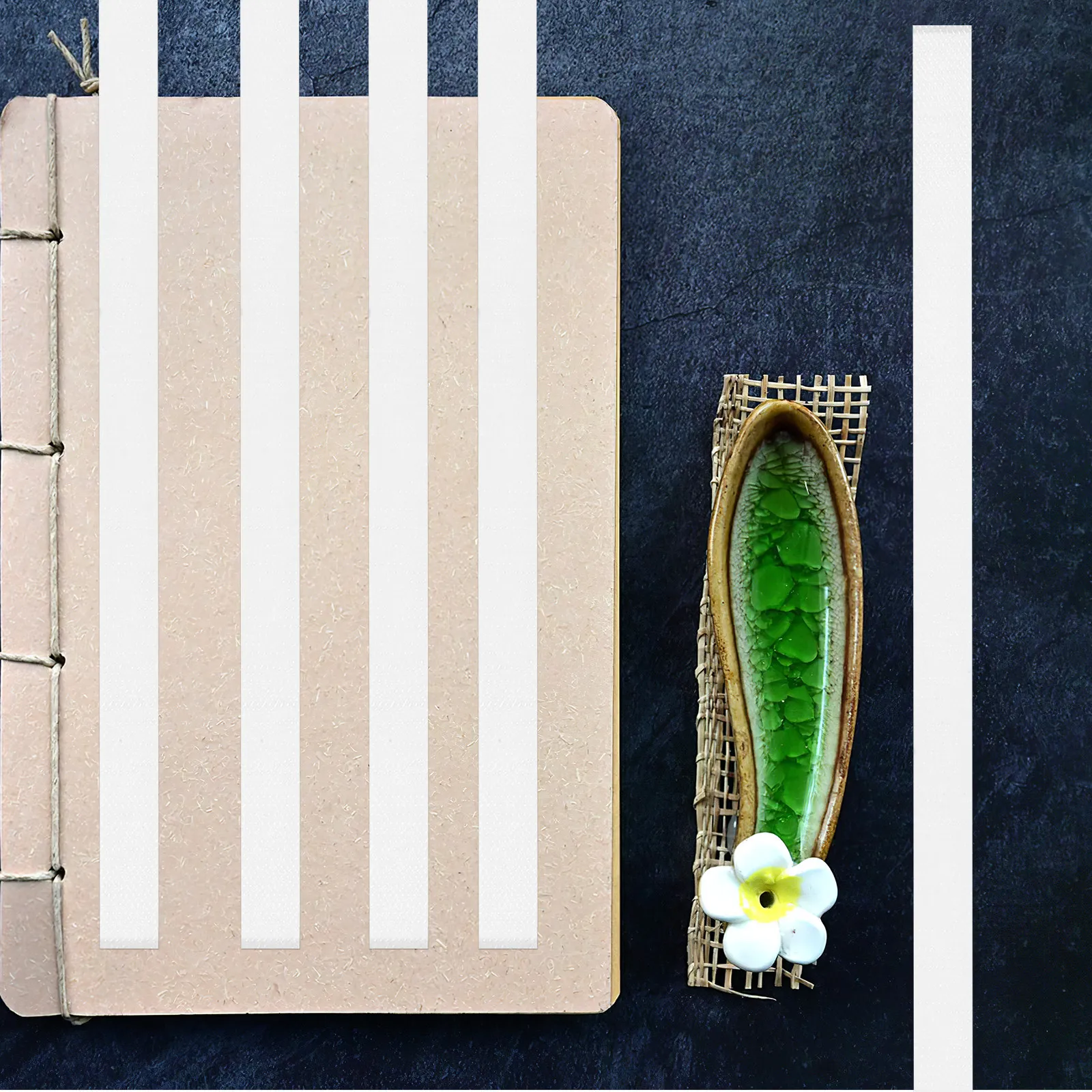 20Pcs 책 바인딩 접착제 스트립 열 바인딩 용품 핫멜트 접착제 스트립 1.2cm 폭 잡지용 다기능