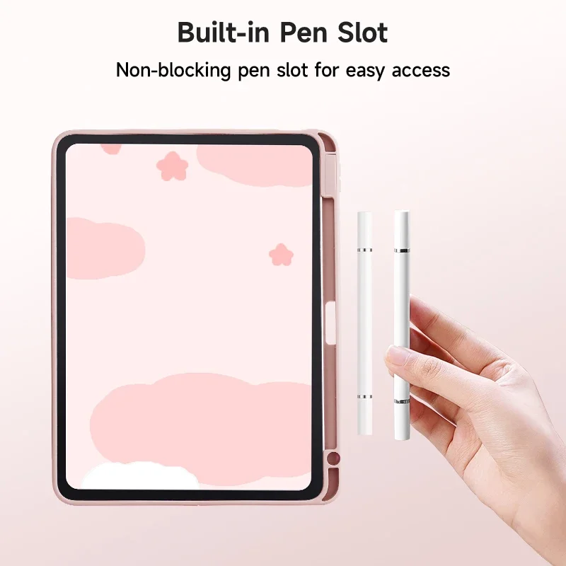 Transparent Acrylic iPad Cover with Double-Sided Printing and Optional Accessories Set