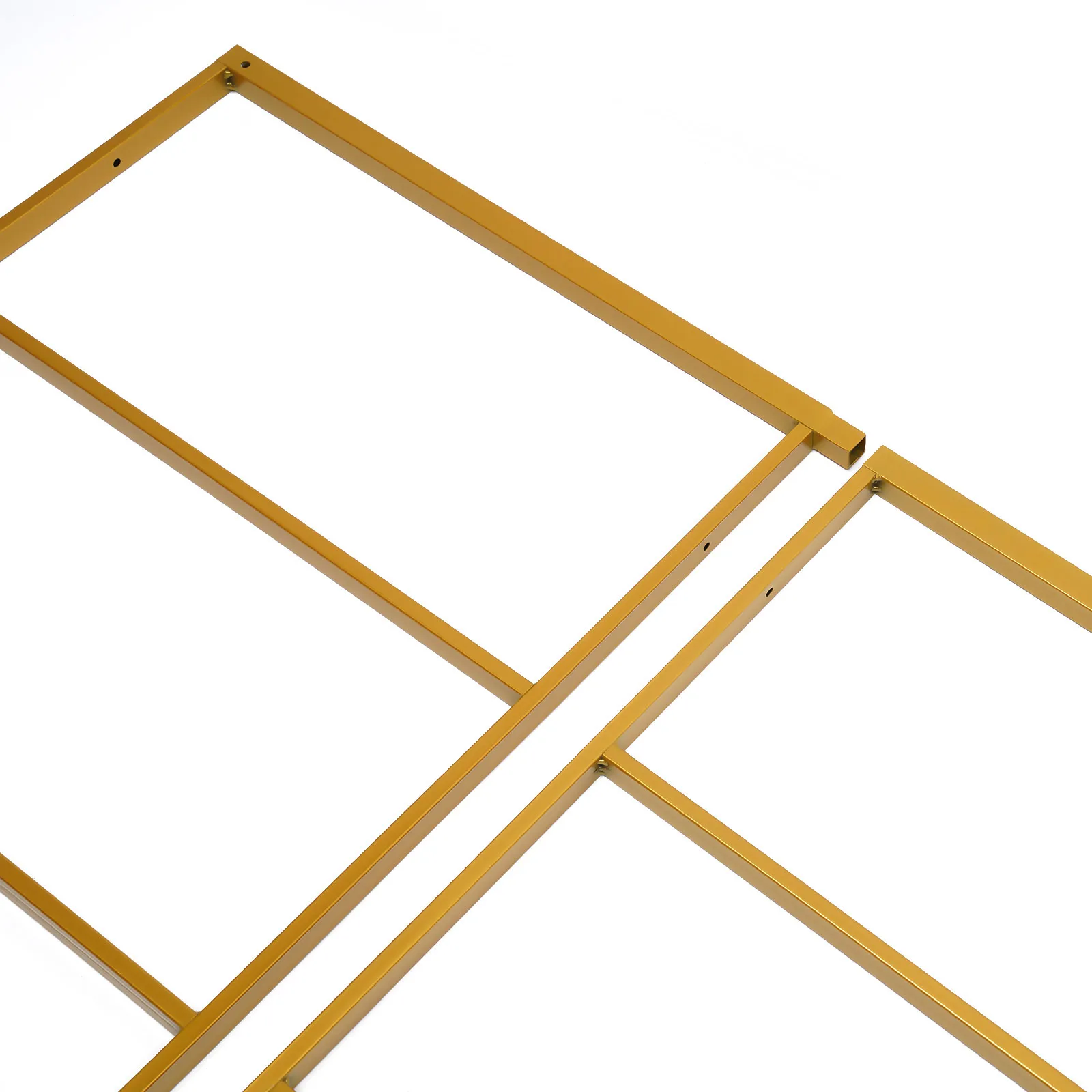 2&times;1m Outdoor Wedding Arch Gold Circle Stand Backdrop Iron Birthday Party Props DIY Decor Garden Lawn Round Balloons Rack furniture frame