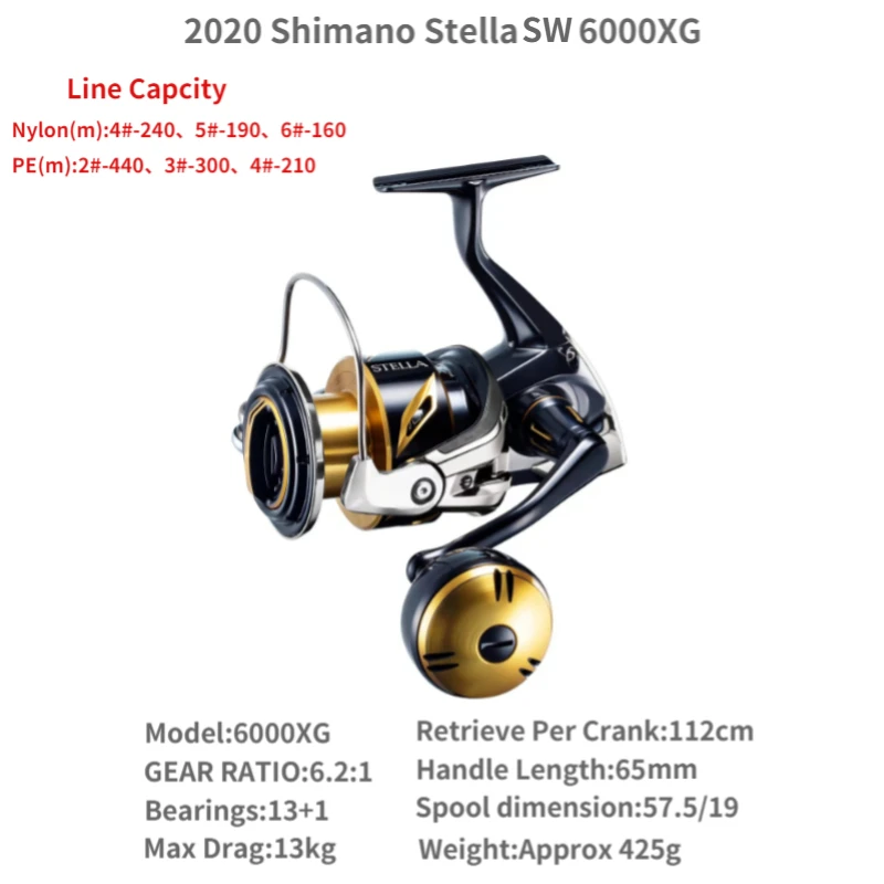 2020/2019 SHIMANO STELLA SW 4000/5000/6000/8000/10000/14000