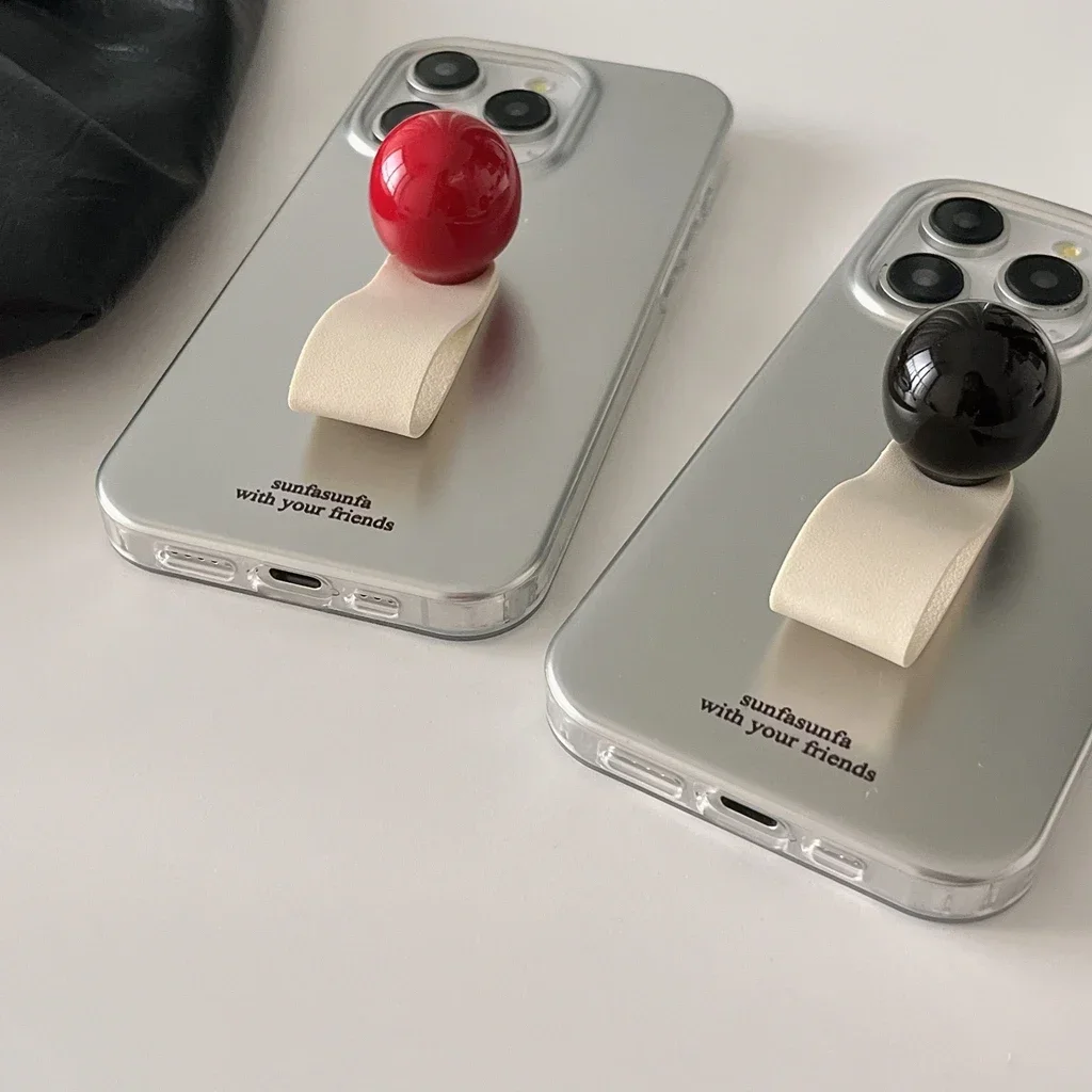 فضي تصفيح اللون حبة حلقة مشبك مع حامل للصدمات واقي...