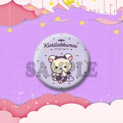 Adorable Rilakkuma Bear Enamel Pin - Cartoon Animal Brooch for Backpacks & Clothing Wholesale (Style 25)