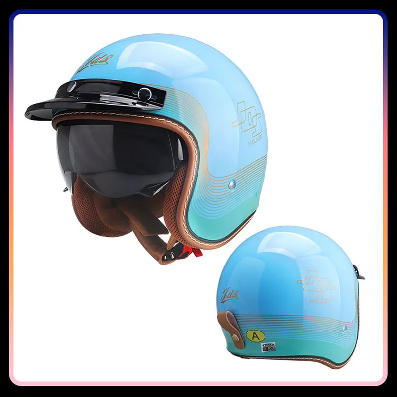 Classic Jet Helmets DOT Approved Open Face Helmets for Motorcycle