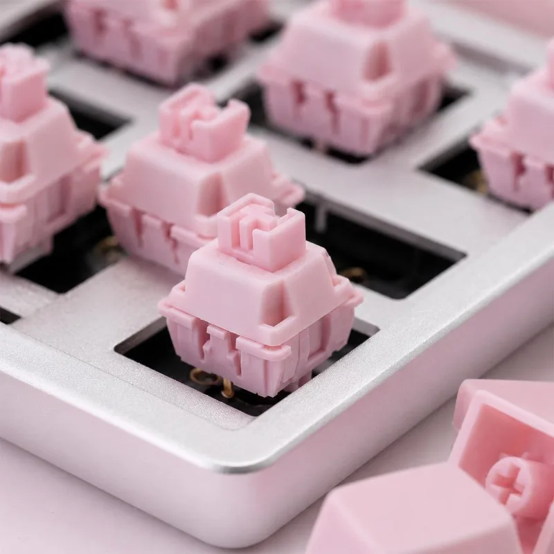 Sakura V2 Linear RGB Mechanical Keyboard Switches - Customization Accessories, Lubrication Included