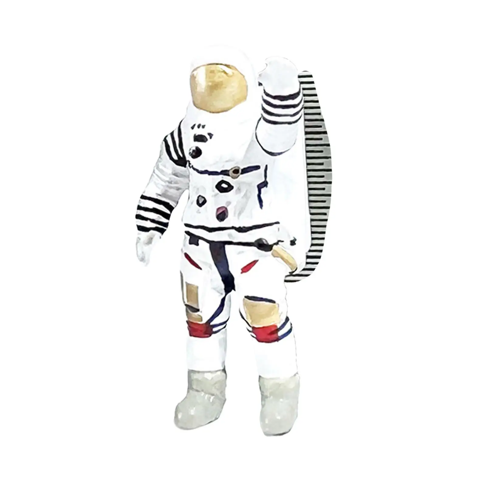 1/64 Scale Astronaut Figurines Statue Miniature Astronaut Action Figure for Miniature Scene Dollhouse Diorama Party Favor Layout