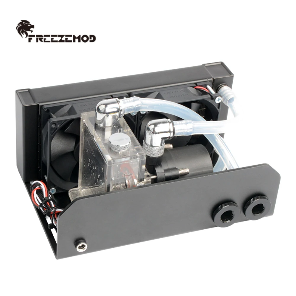 Zemod Notebook Resfriamento de Água Slmz-v-t Módulo de Refrigeração 160 mm de Alumínio Drenagem de Refrigeração 80 mm Dupla Ventiladores Cabeça 4m - Imagem 2