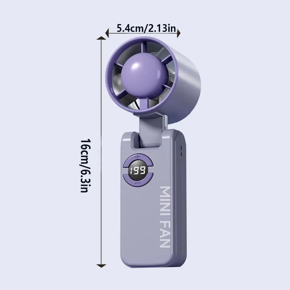 199단 접이식 휴대용 선풍기 고속 휴대용 냉각팬 USB 충전식 속도 조절 가능 소형 전기 선풍기 여행용