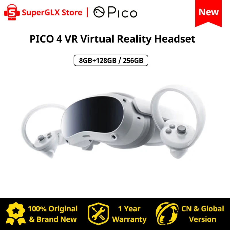In Stock Pico 4 VR Headset 128GB/256GB Pico4 All In One Virtual