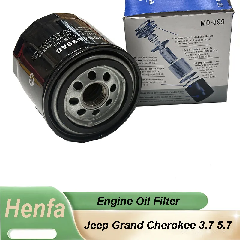 Henfa Genuine Engine Oil Filter 04884899AC 4884899AC For Jeep Grand Cherokee 3.7 5.7