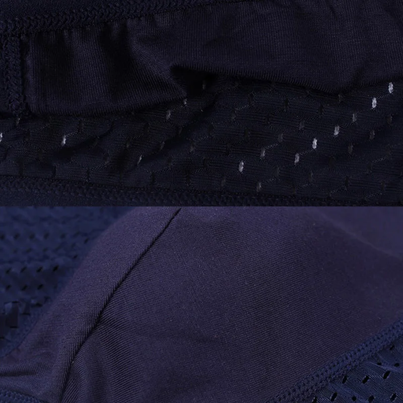 10 Pcs/Lot Men's Underpants Underwear Boxershorts Breathable Hombre Hole Boxer Briefs Male Shorts Lingerie Sexy Panties