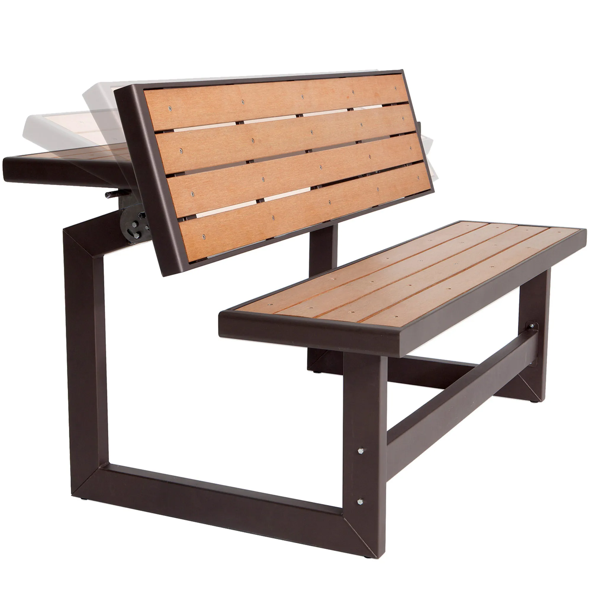 Convertible Bench Wooden Bench To Bistro Set Wooden Living Table