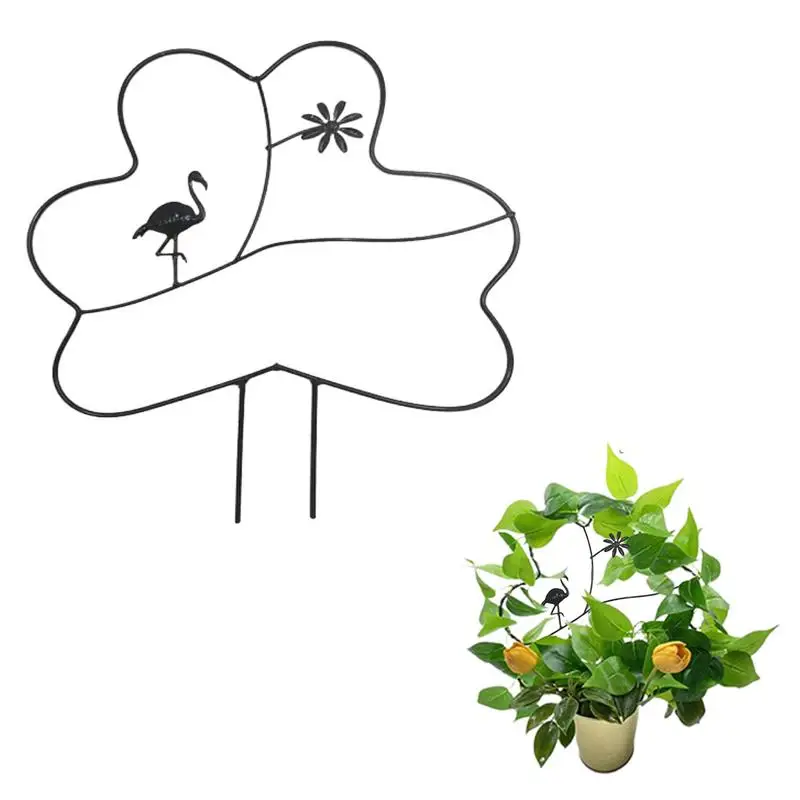 

Садовый решетка для подъема растений, составной решетка для выращивания растений, решетка для выращивания растений в горшке, стойкая к ржавчине, Круглая Решетка для птиц