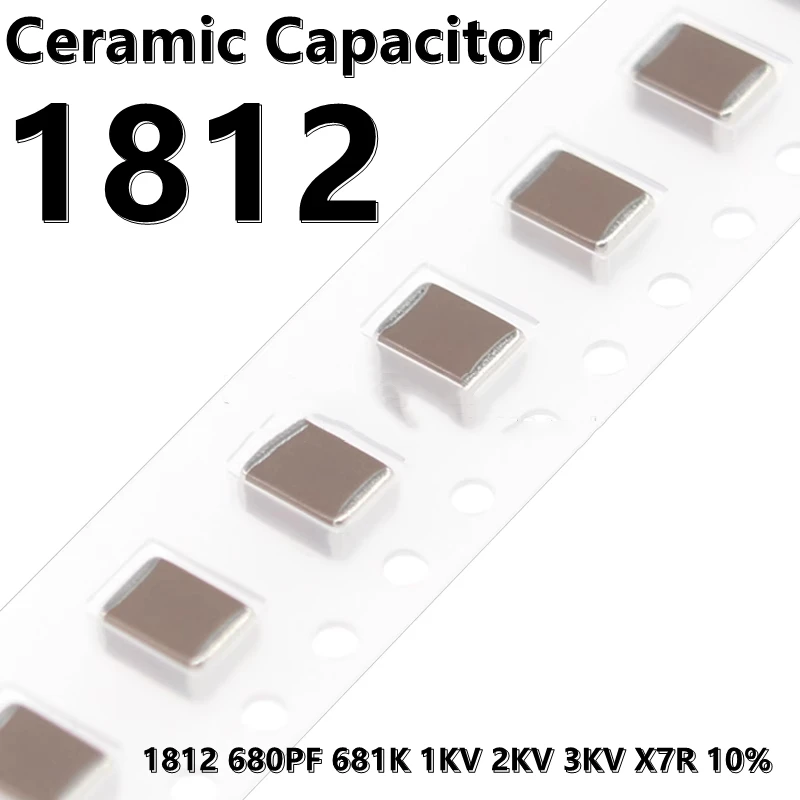 

(10 шт.) 1812 680PF 681K 1KV 2KV 3KV X7R 10% 4532 SMD керамический конденсатор