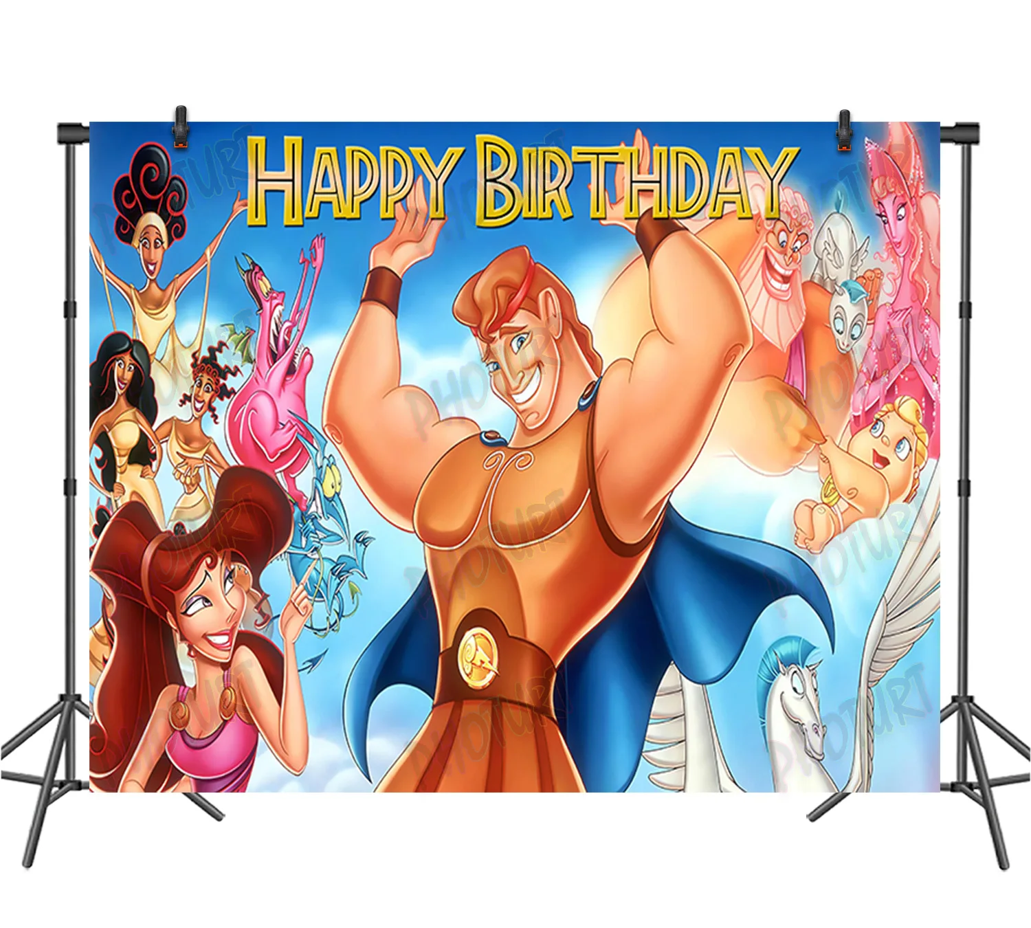 Heracles Animação: O Fundo Perfeito para Festa Temática de Crianças Baseada  no Clássico da Disney, image size:1500x1350