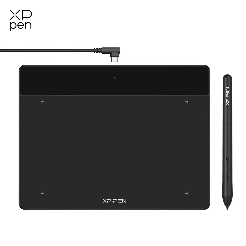 XPPen 그래픽 드로잉 태블릿, Decofun S 펜 태블릿, 안드로이드 맥 리눅스 윈도우용, 8192 단계 압력 배터리 무료, 6x4 인치