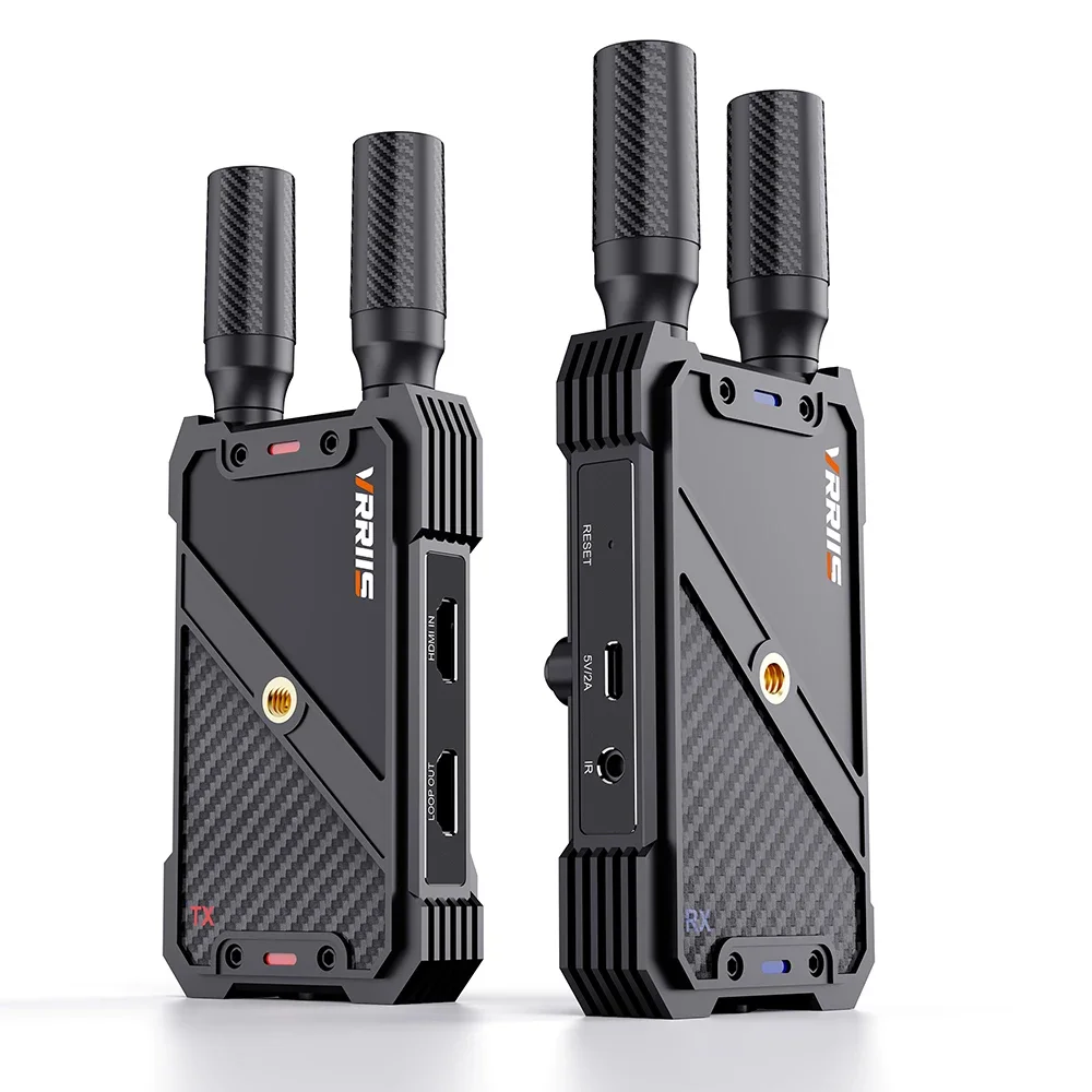 400M Dual HDMI Wireless Extender Audio Video Transmitter and Receiver Support Ba
