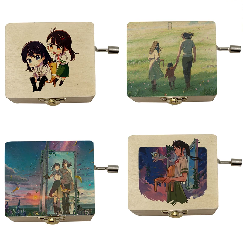 color print Suzume hand Music Box Anime movie Suzume no Tojimari Song home decoration friends kids boys Christmas gift