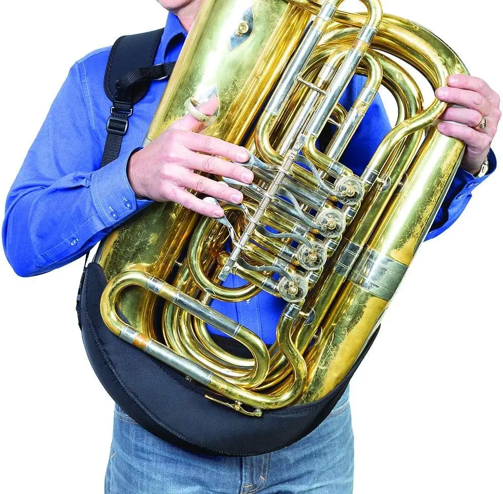 Holster Harness for Tuba,Baritone,Neoprene Material,Ambidextrous, Fully Adjustable,Comfortable Shoulder Strap,Protective Padding
