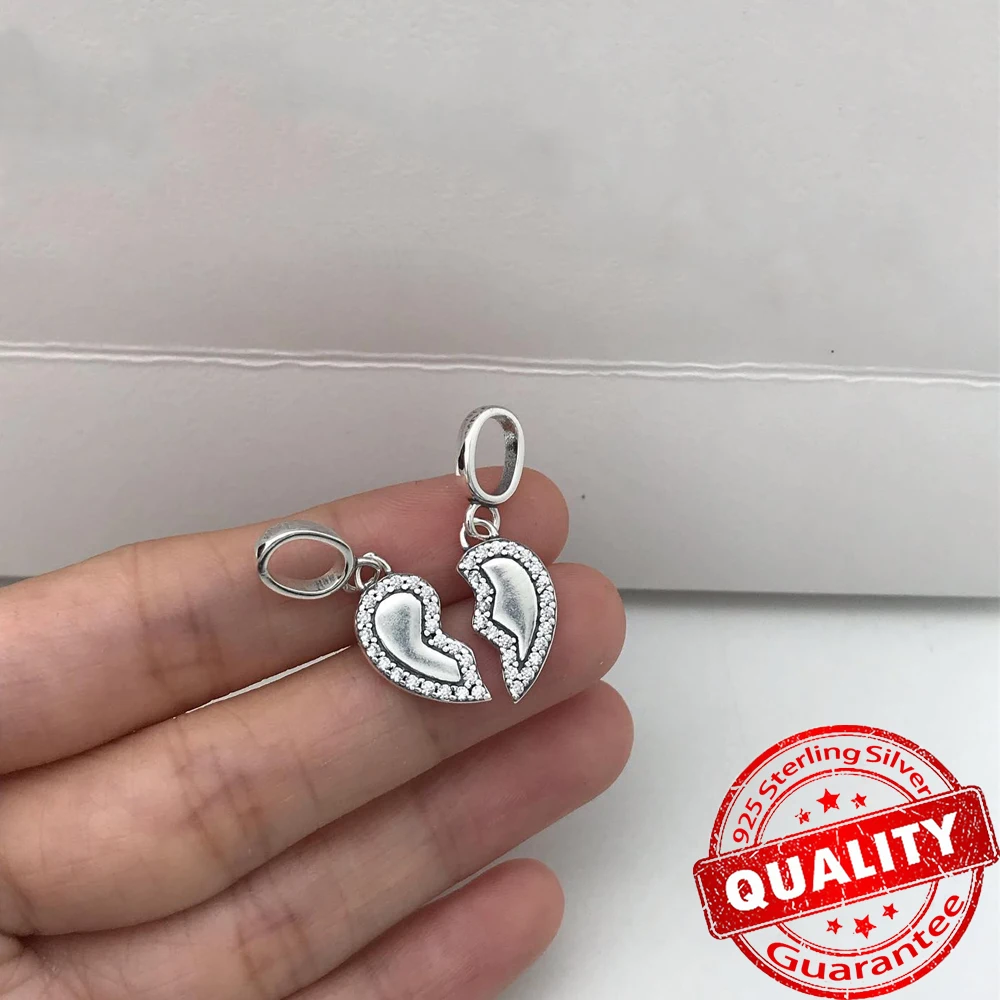 New Arrival 925 Sterling Silver Love You Mom Entwined Infinite Hearts Charm Fit Pandora Bracelet for Women Necklace DIY Jewelry