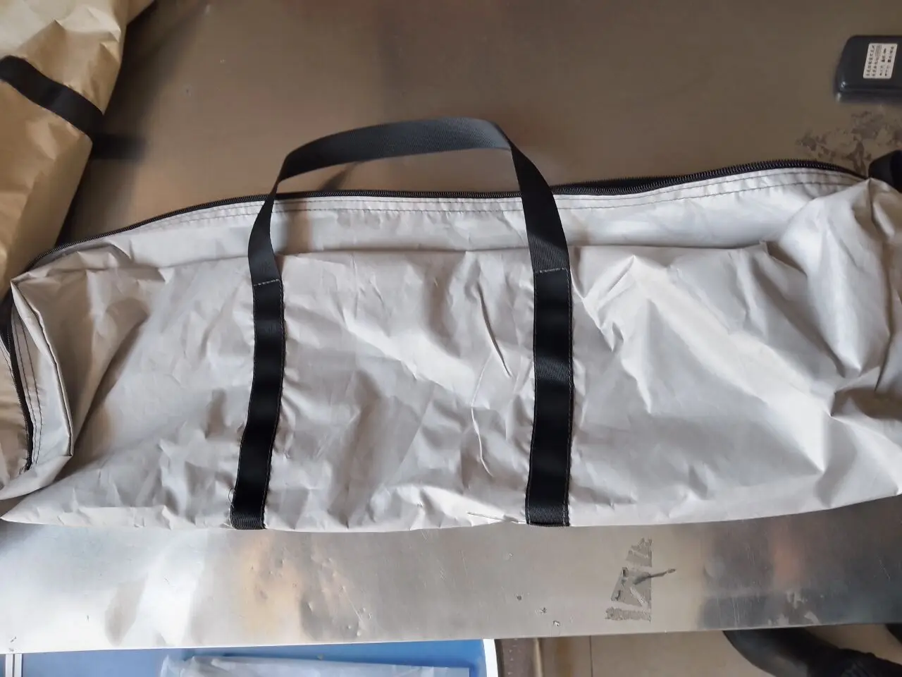 Camping Storage Bag 68x14x14cm Handbag Zipper Hand Carry Strap for Tent Tarp Awning Canopy Hiking Camping Equipment Carriage