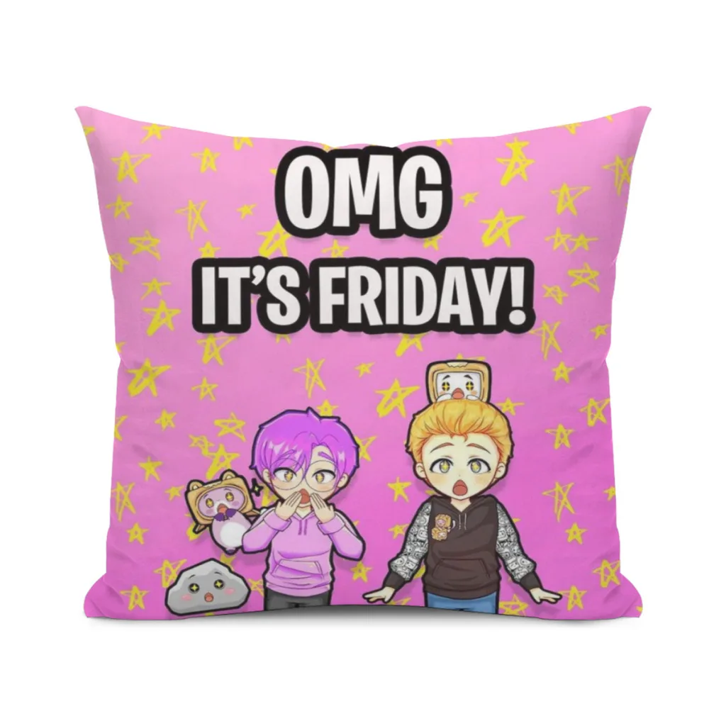 

Lankybox Foxy Boxy Kawaii Pillowcase Cushions Cover Cushions Home Decoration Pillows For Sofa