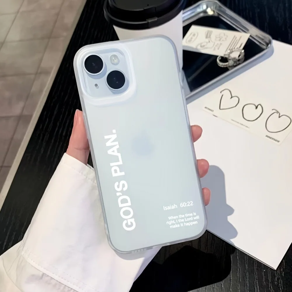 Minimalist Niche Frosted Soft Phone Case