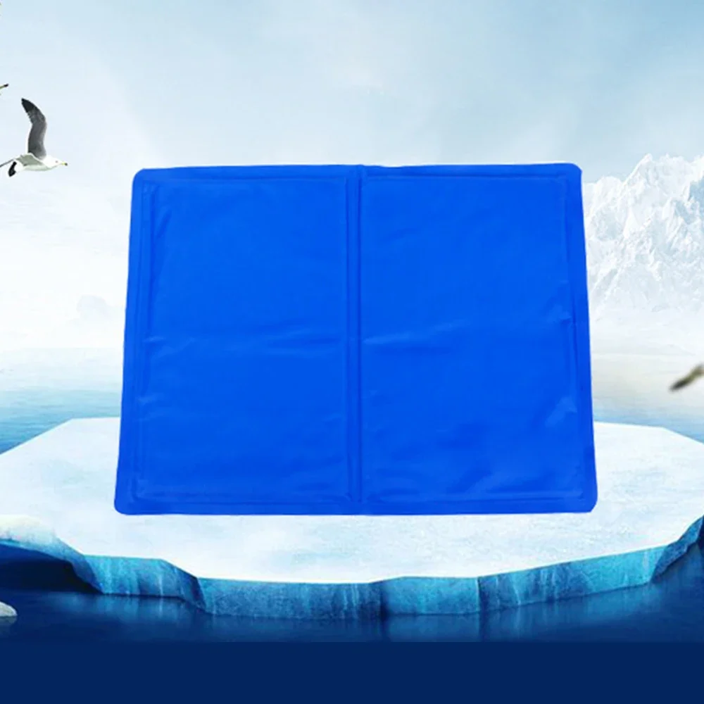 Pet Ice Cushion dog cooling mat pet cooling mat Dogs Cats Summer Cooler Sleeping Pad Wear-resistant Cooling Heat Relief Cooling Sponge Gel Pet Supplies