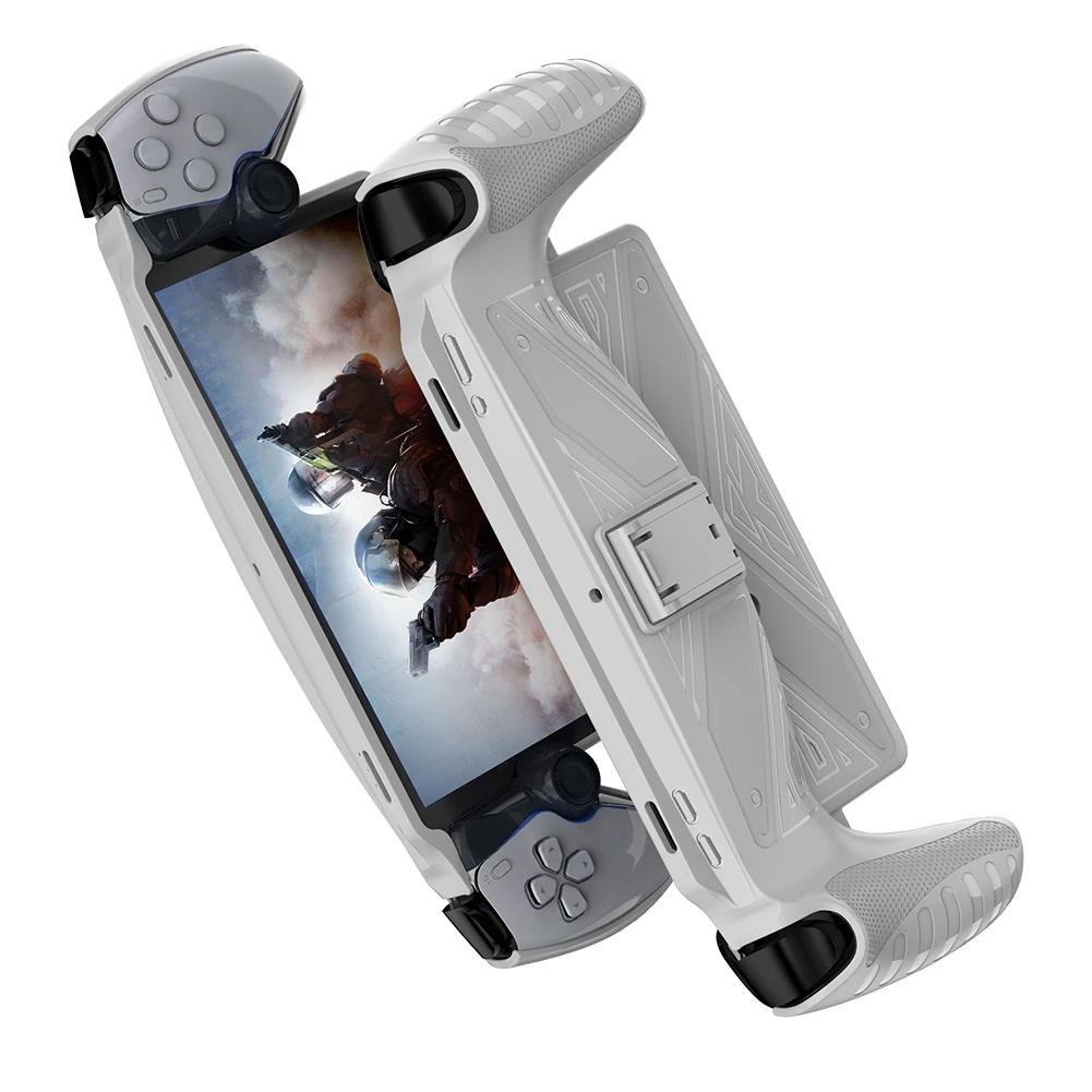 Protective Case Cover with Stand TPU Gaming Console Controller Sleeve Skin Game Console Protective Cover for PS5 Portal