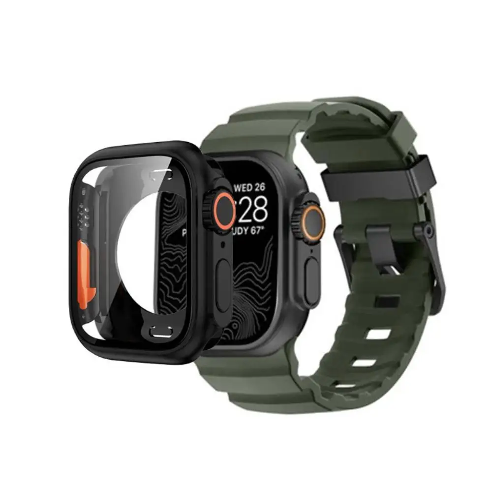 Premium Silicone Strap and Ultra Protective Case
