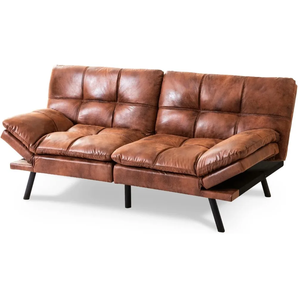 

SF-BN726 Sofabed, As sofa:71"X33"X31.5"As bed:71"X42"X16", Brown