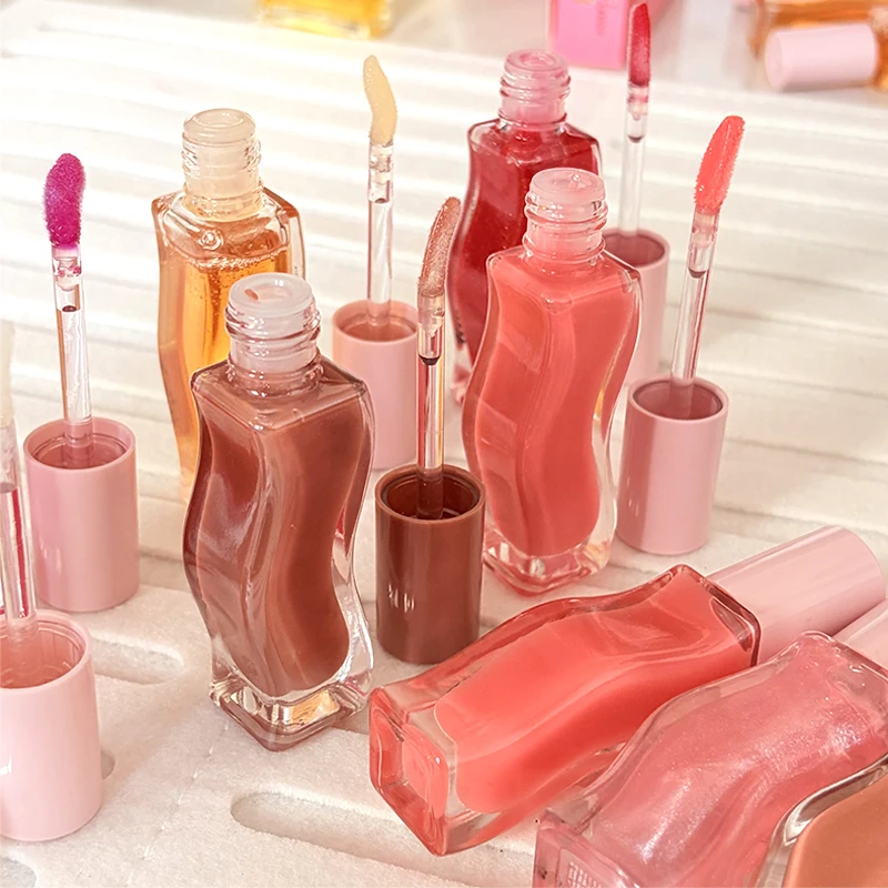 Hydrating Plumping Lip Gloss Set - Shiny, Long-Lasting, Non-Sticky Lip Care Kit