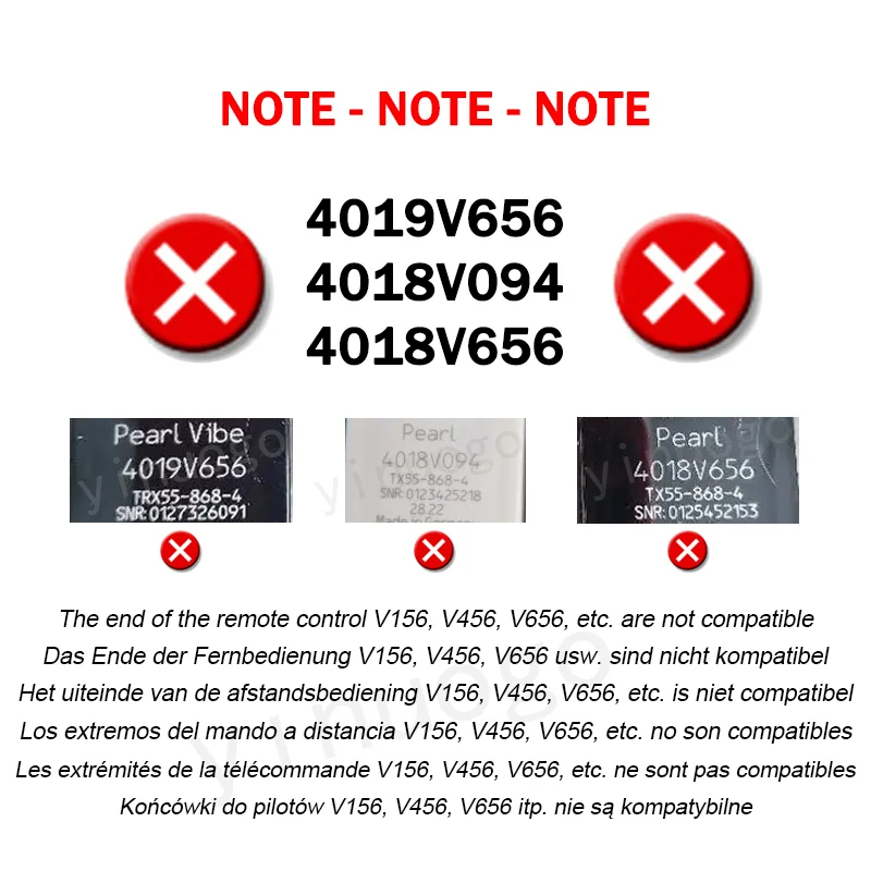 For SOMMER PEARL 4018 4019 4018V000 4019V000 TX55-868-4 Garage Door Remote Control 868.8MHz 868.95MHz SOMMER SOMloq2 Transmitter 3