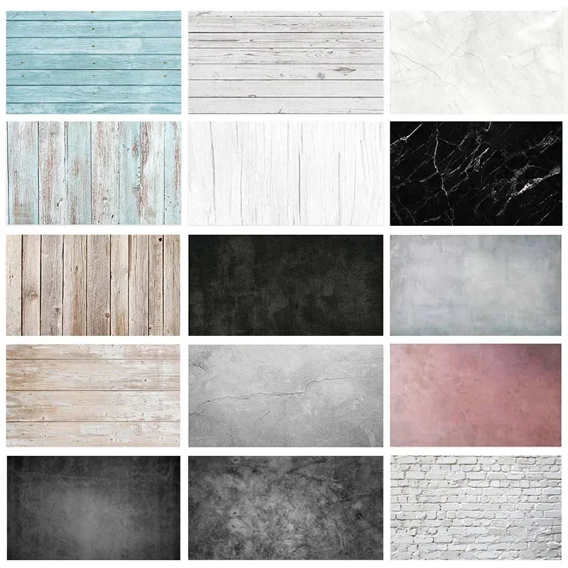 Marble Photography Backdrops 57*87CM 2 Sided Wood Grain Photo Background Wallpaper Studio Waterproof Products Photographic Props