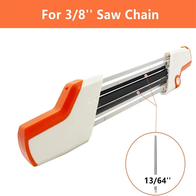 2in1 Metal Easy Chainsaw File Chain Sharpener Kits 4.0/4.8mm For Stihl