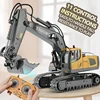 RC Excavator Dumper Car 2.4G Remote Control Engineering Vehicle Crawler Truck Bulldozer Toys for Boys Kids Christmas Gifts 1
