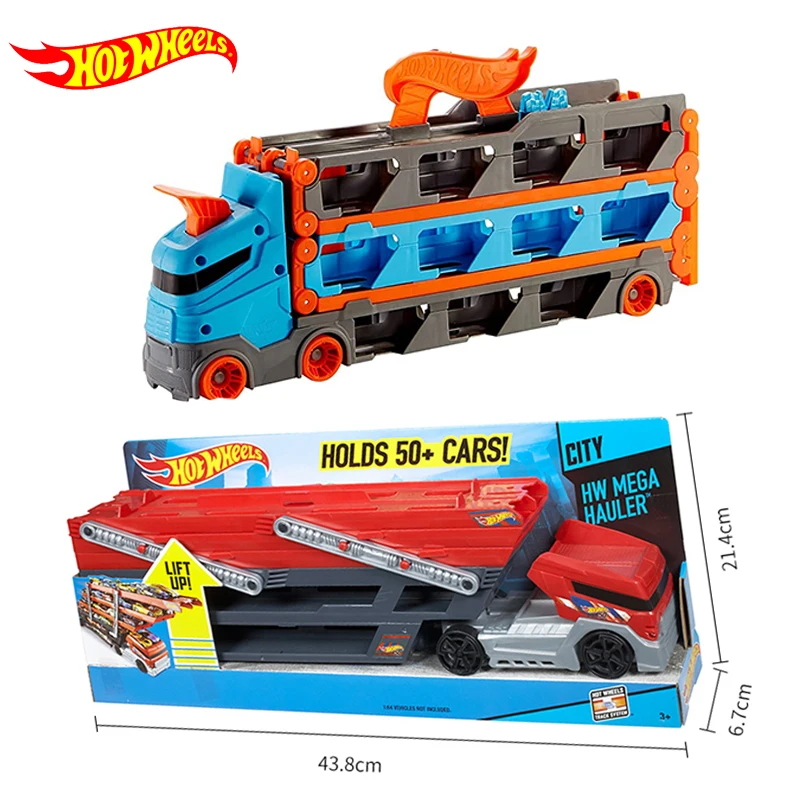 

Оригинальный гоночный трек Hot Wheels City Speedway с отлитым под давлением фрри 1/64, для хранения автомобилей, гоночная трасса, детские игрушки для мальчиков, подарок на день рождения