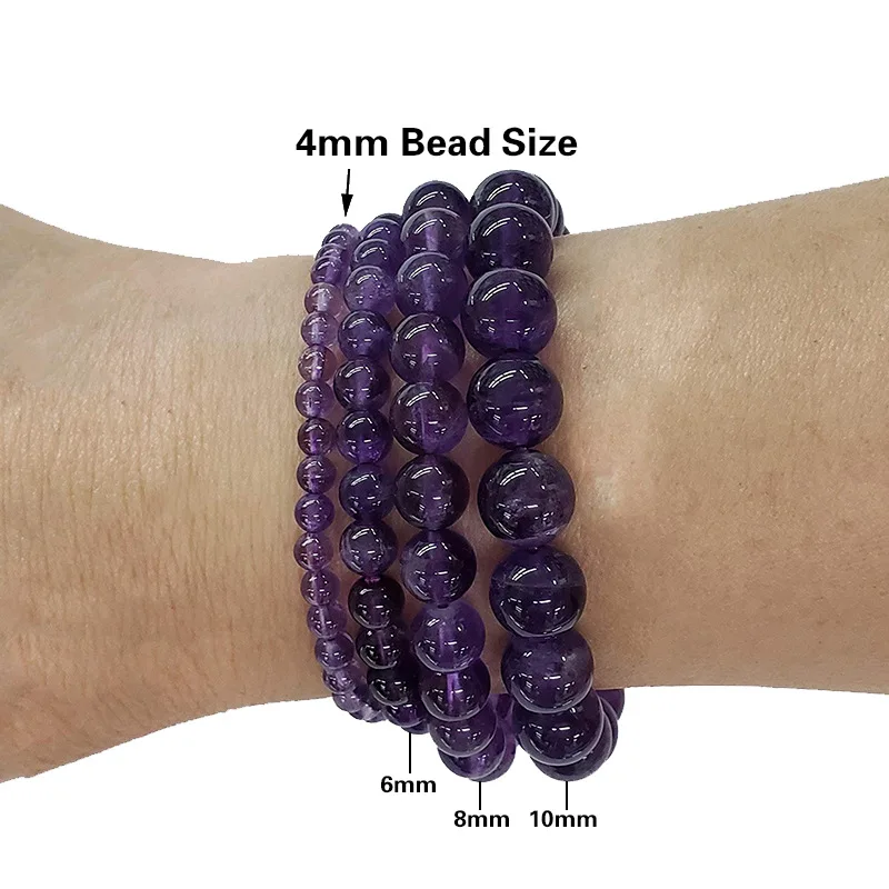 Bracciale elastico in cristallo di guarigione naturale in pietra di unicorno da 8 mm all'ingrosso per il tuo negozio