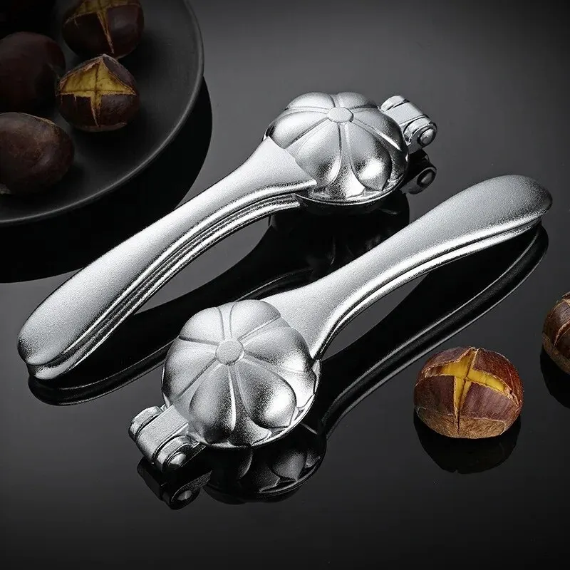 Nut Sheller Kitchen Tool Chestnut Clip Stainless Steel Shell Opener Nut Cracker Walnut Pliers Cutter