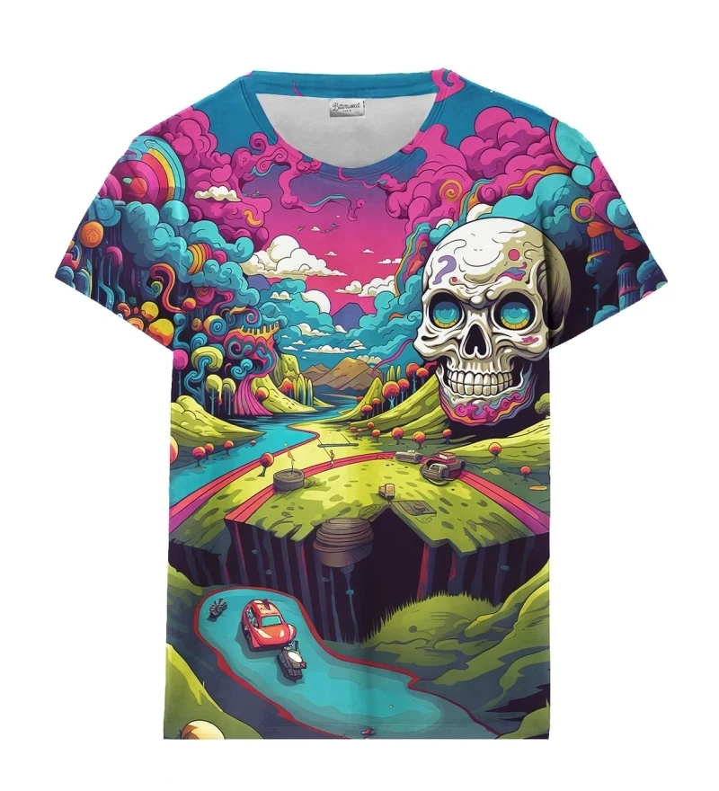 Camiseta graffiti con estampado 3d chroma para hombre y mujer_voghion.com