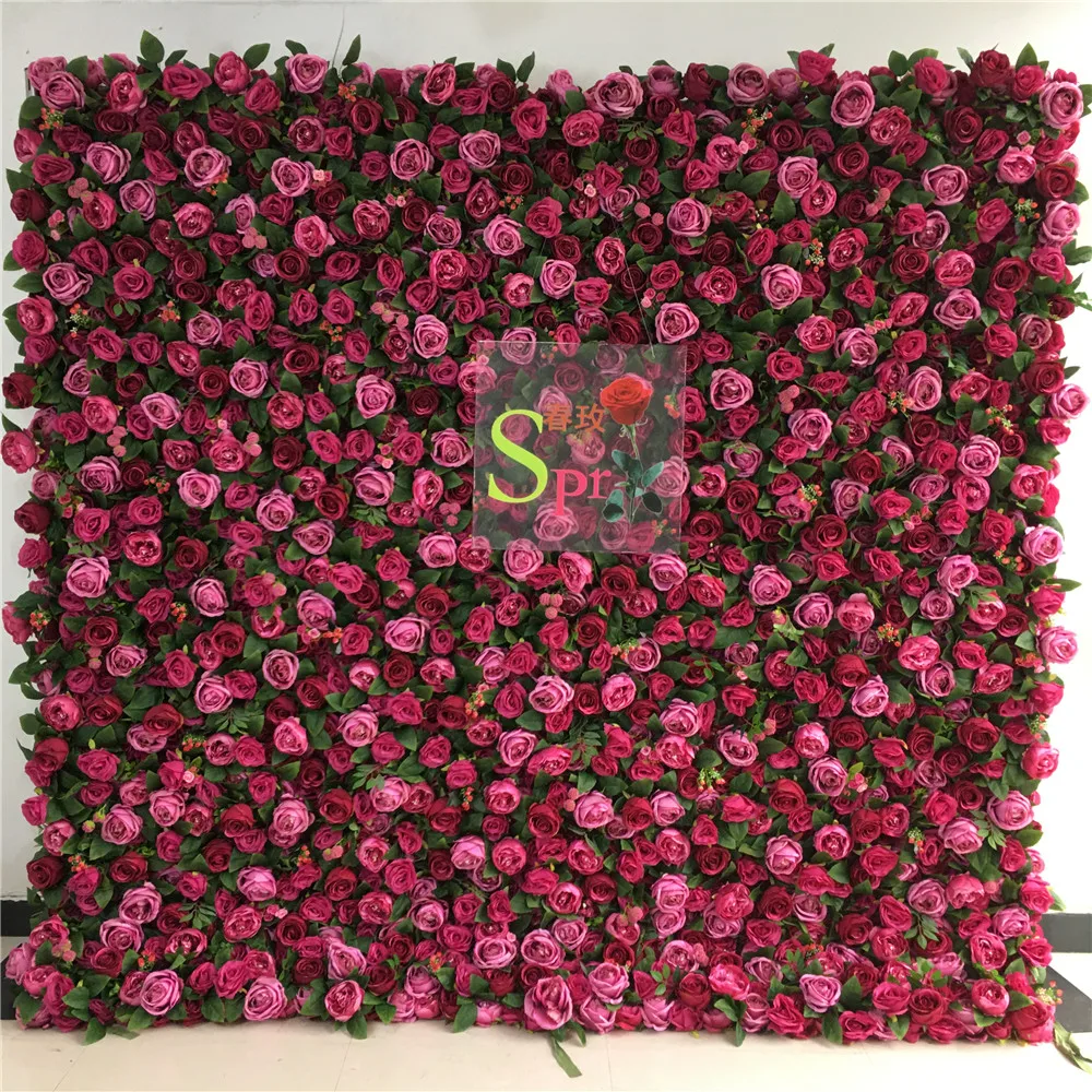 

SPR Silk Flower Wall Backdrop Wedding Decoration peony hydrangea flower wall